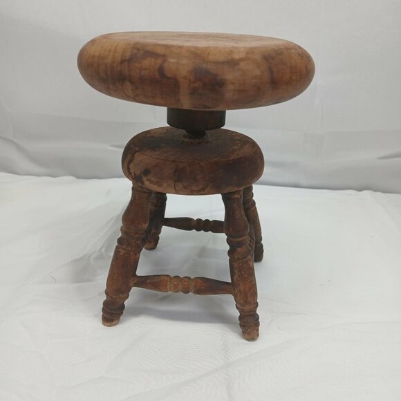 Vintage Doll Wooden Stool - Picture 7 of 12